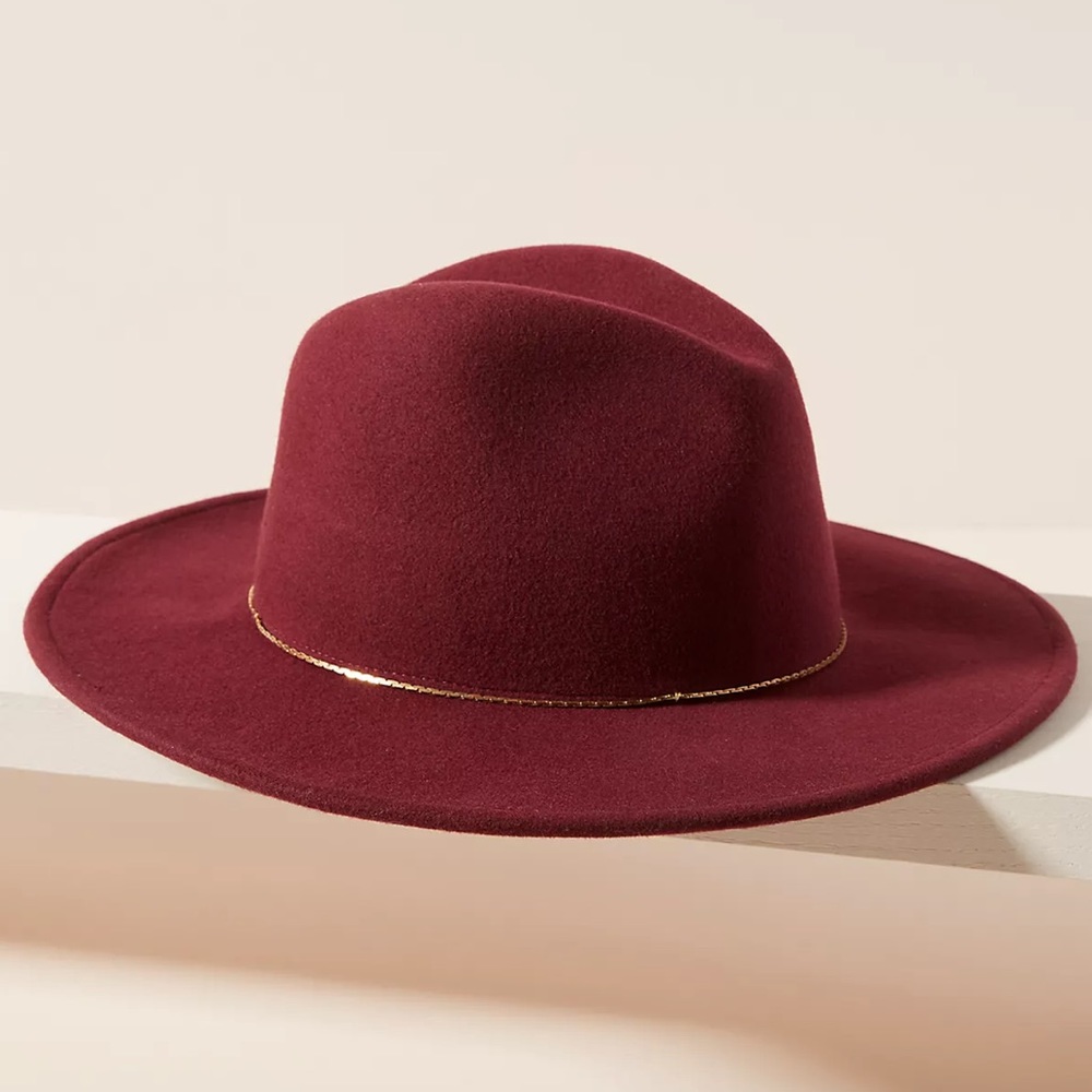Anthropologie Mina Trimmed Fedora